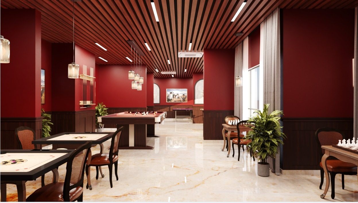 Recreation and social spaces at HeyDay