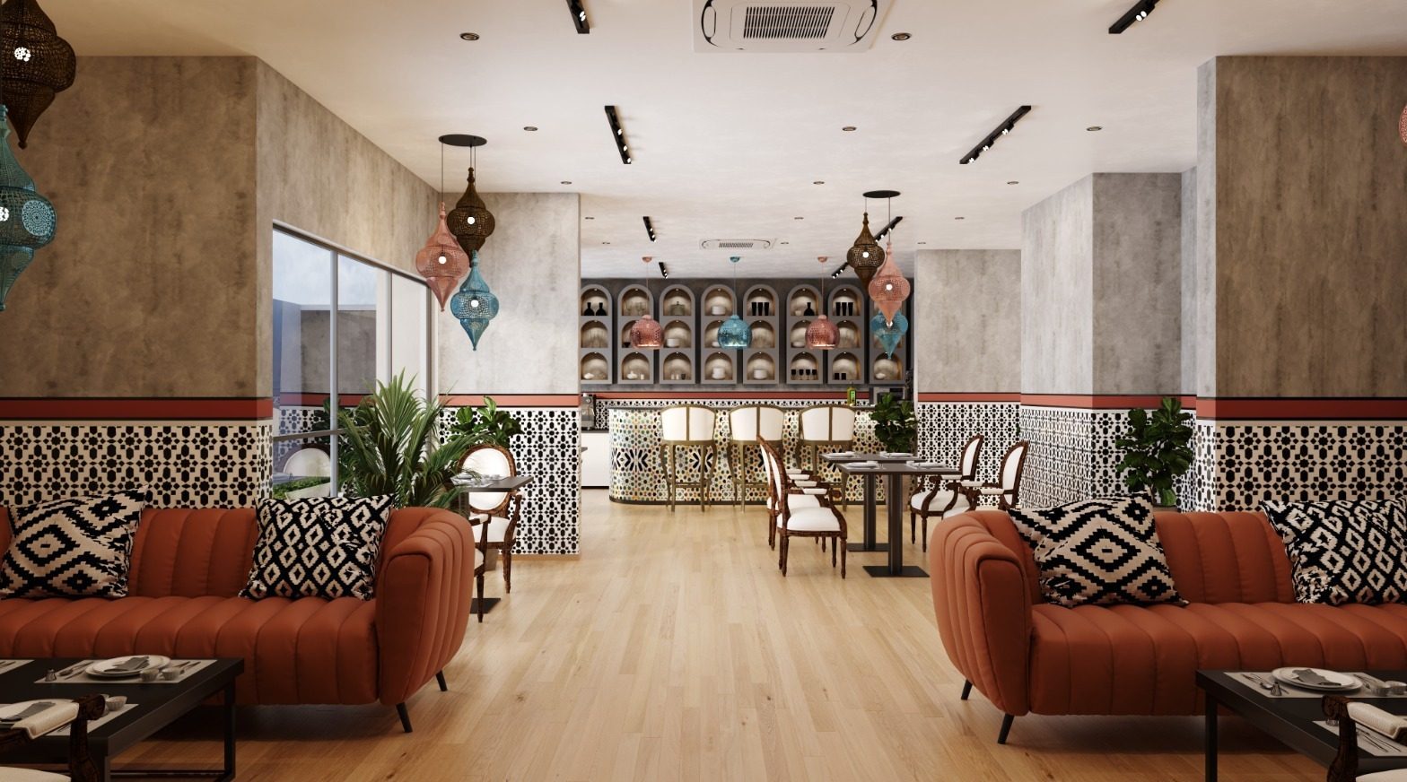 Wellness lounge for yoga and meditation sessions at HeyDay